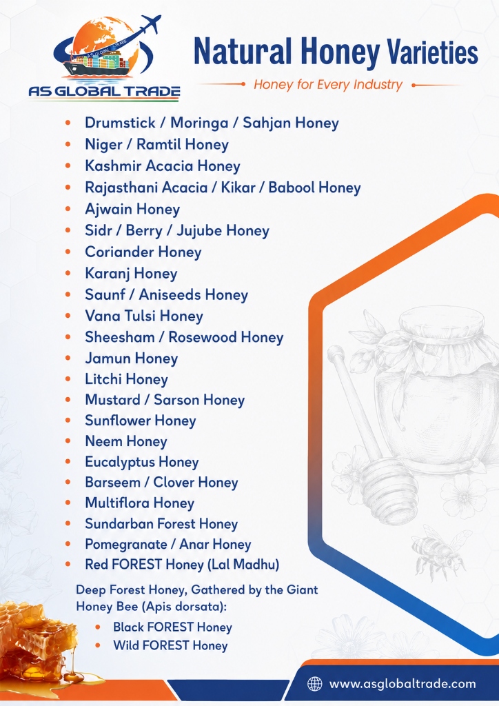 Complete Honey Variety Catalogue