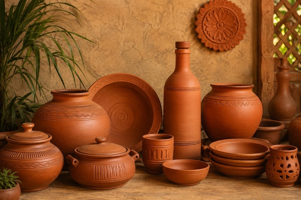Handcrafted Indian Terracotta Pottery - export quality