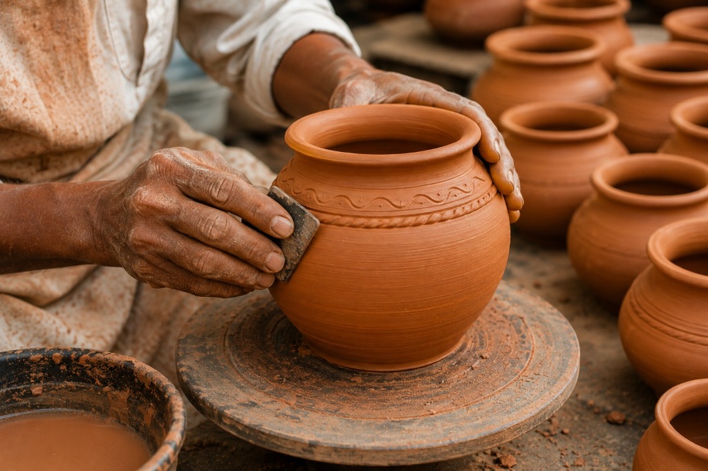 AS Global Trade - Artisan terracotta detailing